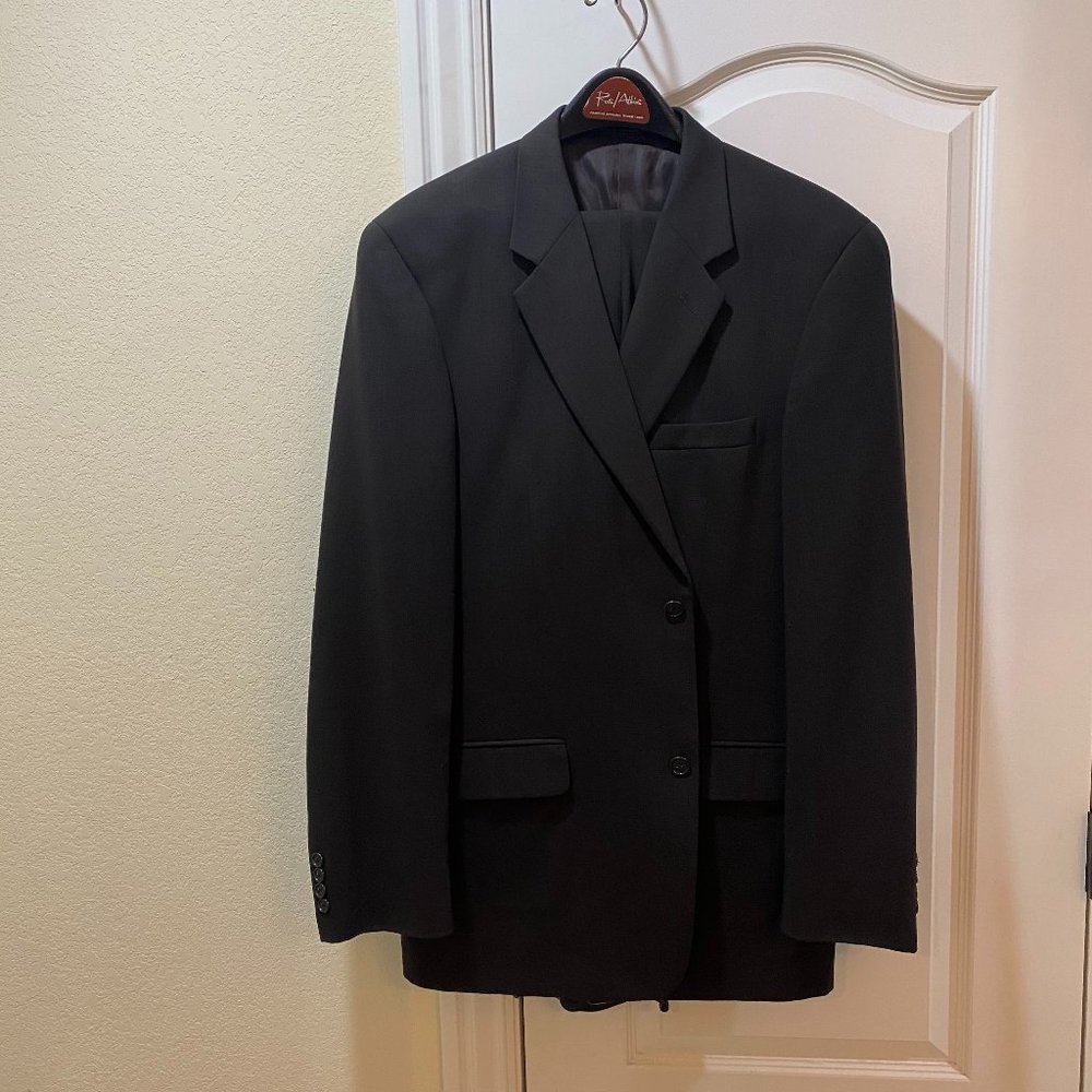 Alfani - 100% Wool - Dark Brown 2 piece suit